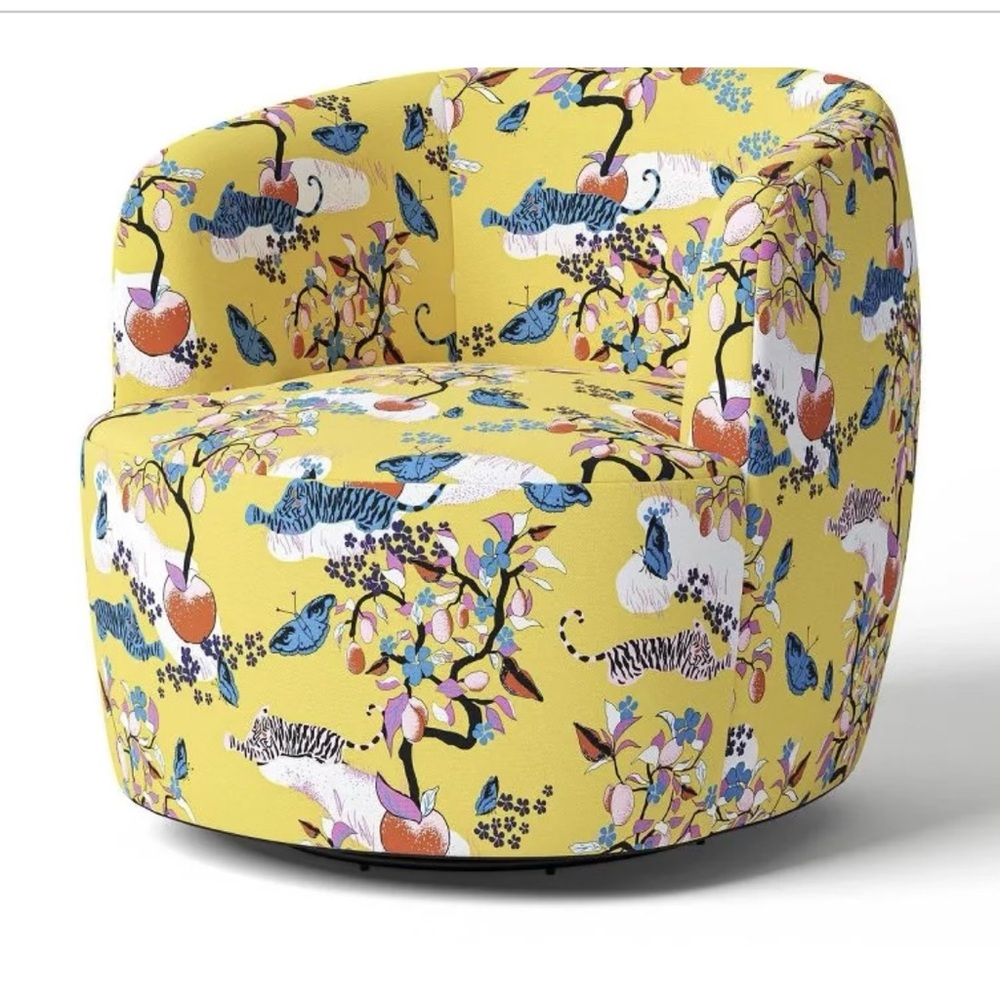 DVF for Target Charlotte’s Garden Swivel Accent Chair (Limited Edition)